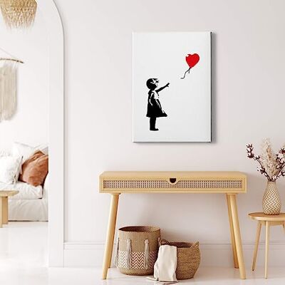 A.S. Création cuadro lienzo artista impresión artística negro rojo 50 x 70 cm retrato decoración de pared de alta calidad cuadro sobre bastidor A.S. Création cuadro lienzo artista impresión artística negro rojo 50 x 70 cm retrato decoración de pared de alta calidad cuadro sobre bastidor