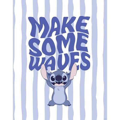 Komar Disney Lilo and Stitch Make Some Waves Cuadro decorativo para habitación infantil (40 x 50 cm), diseño de Lilo y Stitch Komar Disney Lilo and Stitch Make Some Waves Cuadro decorativo para habitación infantil (40 x 50 cm), diseño de Lilo y Stitch