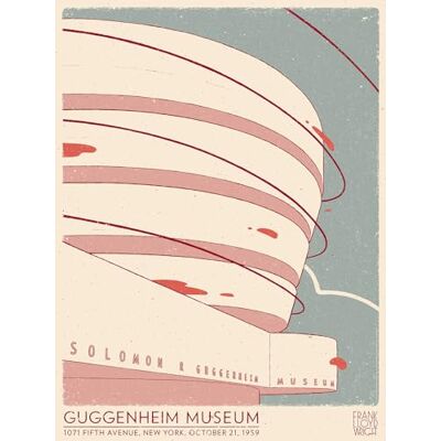 Plakat Póster Museo Guggenheim Bloom Edición Limitada (Serigrafía) Plakat Póster Museo Guggenheim Bloom Edición Limitada (Serigrafía)