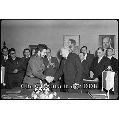 Schatzmix Blechschild Che Guevara in Der DDR Handschlag Metallschild Deko 20x30 Tin Sign Señal metálica, hojalata, Multicolor, 20 x 30 cm Schatzmix Blechschild Che Guevara in Der DDR Handschlag Metallschild Deko 20x30 Tin Sign Señal metálica, hojalata, Multicolor, 20 x 30 cm
