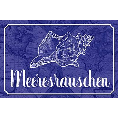 Schatzmix Blechschild Spruch Meeresrauschen Muschel Meer Metallschild Deko 20x30 Tin Sign Señal metálica, hojalata, Multicolor, 20_x_30_cm Schatzmix Blechschild Spruch Meeresrauschen Muschel Meer Metallschild Deko 20x30 Tin Sign Señal metálica, hojalata, Multicolor, 20_x_30_cm