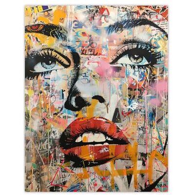 Artery8 Vintage Pop Art Portrait Street Art Graffiti Living Room Large Wall Art Poster Print Thick Paper 18X24 Inch Artery8 Vintage Pop Art Portrait Street Art Graffiti Living Room Large Wall Art Poster Print Thick Paper 18X24 Inch