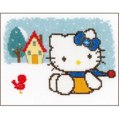 Vervaco Vevaco Kits De Punto De Cruz Contado Cuadros Decoracion DIY Creativo Kit HOLA KITTY EN INVIERNO Manualidades Arte De Pared Bordar Kit Principiantes Regalo ca. 18 x 13 cm Cross Stitch Embroidery Vervaco Vevaco Kits De Punto De Cruz Contado Cuadros Decoracion DIY Creativo Kit HOLA KITTY EN INVIERNO Manualidades Arte De Pared Bordar Kit Principiantes Regalo ca. 18 x 13 cm Cross Stitch Embroidery