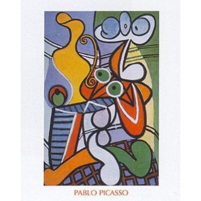 Buyartforless Nature Morte by Pablo Picasso Póster de Pared (31 x 24 Pulgadas) Buyartforless Nature Morte by Pablo Picasso Póster de Pared (31 x 24 Pulgadas)