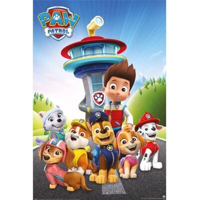 Pyramid Póster de la Patrulla Canina Team Ryder, Marshall, Rubble, Chase, Rocky, Zuma y Skye Pyramid Póster de la Patrulla Canina Team Ryder, Marshall, Rubble, Chase, Rocky, Zuma y Skye