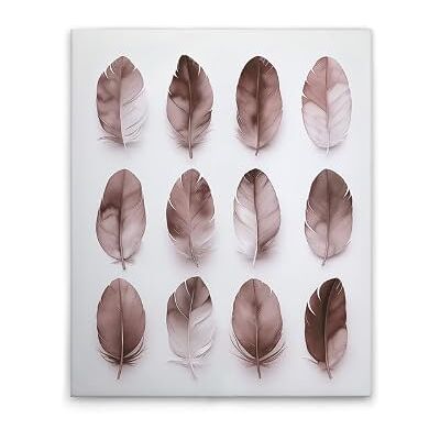 A.S. Création WTD Lienzo decorativo (40 x 50 cm), diseño de flores, color rosa y gris A.S. Création WTD Lienzo decorativo (40 x 50 cm), diseño de flores, color rosa y gris