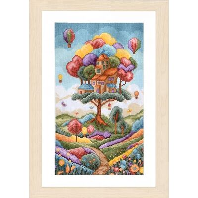Vervaco Kits De Punto De Cruz Contado Cuadros Decoracion DIY Creativo KitPAISAJE CON CASA DEL ÁRBOL Manualidades Arte De Pared Bordar Kit Principiantes Regalo16 x 28 cm Cross Stitch Embroidery Vervaco Kits De Punto De Cruz Contado Cuadros Decoracion DIY Creativo KitPAISAJE CON CASA DEL ÁRBOL Manualidades Arte De Pared Bordar Kit Principiantes Regalo16 x 28 cm Cross Stitch Embroidery