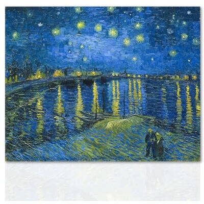 Declea Cuadro sobre lienzo Noche estrellada sobre el Ródano de Vincent Van Gogh – Tributo de autor Canvas Arte Moderno Impresión sobre lienzo Declea Cuadro sobre lienzo Noche estrellada sobre el Ródano de Vincent Van Gogh – Tributo de autor Canvas Arte Moderno Impresión sobre lienzo