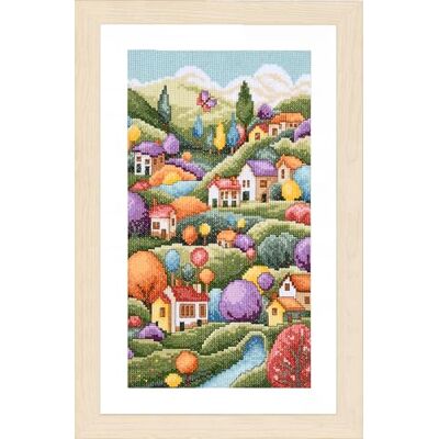 Vervaco Kits De Punto De Cruz Contado Cuadros Decoracion DIY Creativo KitPAISAJE CON CABAÑAS Manualidades Arte De Pared Bordar Kit Principiantes Regalo16 x 28 cm Cross Stitch Embroidery Vervaco Kits De Punto De Cruz Contado Cuadros Decoracion DIY Creativo KitPAISAJE CON CABAÑAS Manualidades Arte De Pared Bordar Kit Principiantes Regalo16 x 28 cm Cross Stitch Embroidery