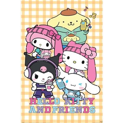 Pyramid Sanrio Póster (90 x 60 cm, diseño de Hello Kitty, Pop) Pyramid Sanrio Póster (90 x 60 cm, diseño de Hello Kitty, Pop)