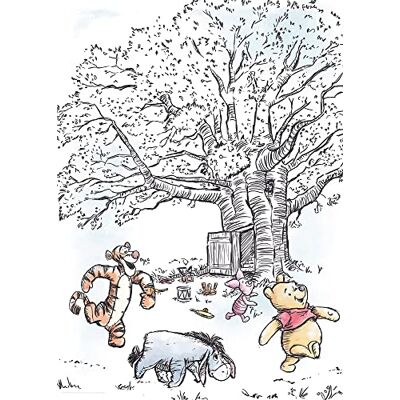 Komar - Disney Winnie the Pooh Playground - 50 x 70 cm - Pegatina de pared Komar - Disney Winnie the Pooh Playground - 50 x 70 cm - Pegatina de pared