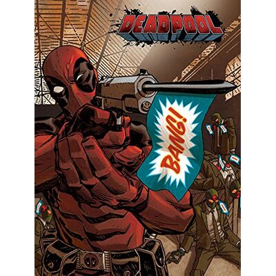Pyramid Deadpool "Bang Canvas, Multicolor, 60 x 80 cm Pyramid Deadpool "Bang Canvas, Multicolor, 60 x 80 cm