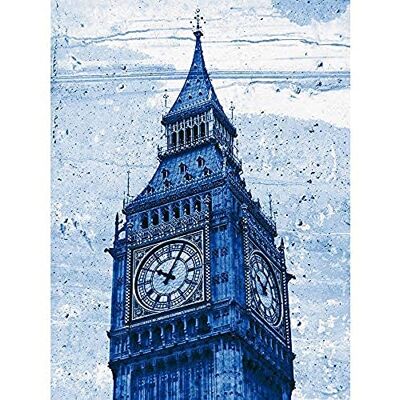 Wee Blue Coo Art Photo Mock Design Blue Big Ben St Stephen Tower Póster de pared (45,7 x 61 cm) Wee Blue Coo Art Photo Mock Design Blue Big Ben St Stephen Tower Póster de pared (45,7 x 61 cm)