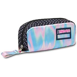 Seven Estuche Bolsa para bolígrafos, multicolor, caja para artículos de papelería, estuche para bolígrafos para niños y niñas adolescentes, perfecto para material escolar, Negro, NEWFEELING FREE Seven Estuche Bolsa para bolígrafos, multicolor, caja para artículos de papelería, estuche para bolígrafos para niños y niñas adolescentes, perfecto para material escolar, Negro, NEWFEELING FREE