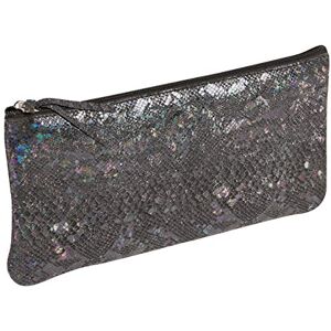 Clairefontaine – Estuche escolar plano negro con diseño de serpiente 22 x 11 cm de piel auténtica de cordero I Suministro escolar I Estuche de lápices de colores I Estuche para lápices Clairefontaine – Estuche escolar plano negro con diseño de serpiente 22 x 11 cm de piel auténtica de cordero I Suministro escolar I Estuche de lápices de colores I Estuche para lápices