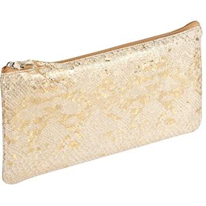 Clairefontaine – Estuche escolar plano dorado con diseño de serpiente 22 x 11 cm de piel auténtica de cordero I Suministro escolar I Estuche de lápices de colores I Estuche para lápices Clairefontaine – Estuche escolar plano dorado con diseño de serpiente 22 x 11 cm de piel auténtica de cordero I Suministro escolar I Estuche de lápices de colores I Estuche para lápices