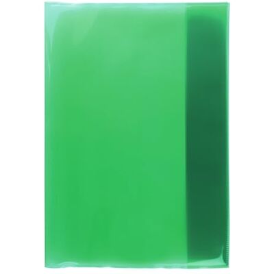 HERMA Fundas para cuadernos A4, color verde transparente, fundas de polipropileno resistente, fácil de limpiar y extragrueso, juego de fundas transparentes para cuadernos escolares, de colores HERMA Fundas para cuadernos A4, color verde transparente, fundas de polipropileno resistente, fácil de limpiar y extragrueso, juego de fundas transparentes para cuadernos escolares, de colores