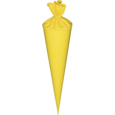Baier & Schneider Heyda Estuche escolar con cierre de fieltro (altura 70 cm, diámetro 19 cm, cartón, 380 g/m²), color amarillo Baier & Schneider Heyda Estuche escolar con cierre de fieltro (altura 70 cm, diámetro 19 cm, cartón, 380 g/m²), color amarillo