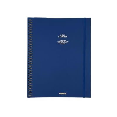 ADDITIO Aula Planner profesorado Planificador anual y mensual I Programación semanal I Evaluación I Reuniones I Alumnado I 100% papel I FSC I Tamaño 21 x 28 cm Catalán Azul ADDITIO Aula Planner profesorado Planificador anual y mensual I Programación semanal I Evaluación I Reuniones I Alumnado I 100% papel I FSC I Tamaño 21 x 28 cm Catalán Azul