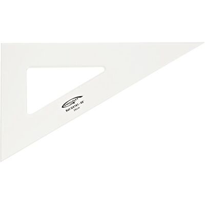 Graphoplex 60 ° cuadrado 3 piezas Bordes Rectos 26 cm transparente Graphoplex 60 ° cuadrado 3 piezas Bordes Rectos 26 cm transparente