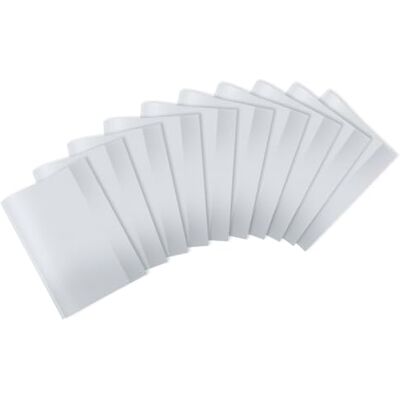 HERMA Fundas de cuaderno A4 transparentes, hechas de plástico resistente y fácil de limpiar para la escuela , paquete de 10 HERMA Fundas de cuaderno A4 transparentes, hechas de plástico resistente y fácil de limpiar para la escuela , paquete de 10