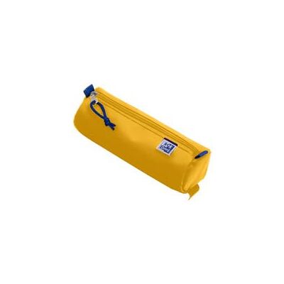 Oxford Estuche de poliéster Duradero Redondo Grande Amarillo, Amarillo, 22x7x9cm, Estuche para Oxford Estuche de poliéster Duradero Redondo Grande Amarillo, Amarillo, 22x7x9cm, Estuche para