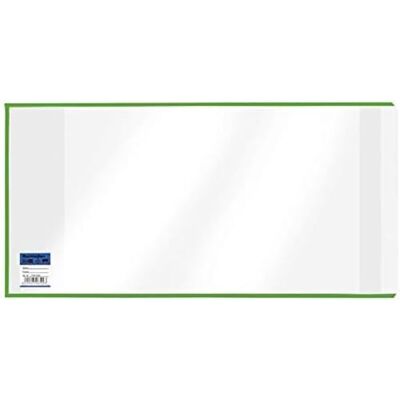 VELOFLEX Funda para libros 303 x 650 mm, PP transparente, 10 unidades VELOFLEX Funda para libros 303 x 650 mm, PP transparente, 10 unidades
