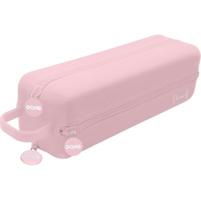 DOHE Estuche Escolar Cuádruple Rosa DOHE Estuche Escolar Cuádruple Rosa