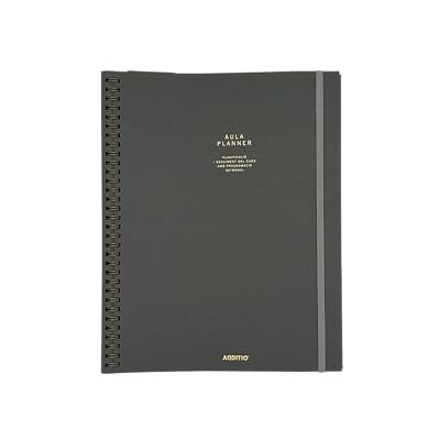 ADDITIO Aula Planner profesorado Planificador anual y mensual I Programación semanal I Evaluación I Reuniones I Alumnado I 100% papel I FSC I Tamaño 21 x 28 cm Catalán Gris ADDITIO Aula Planner profesorado Planificador anual y mensual I Programación semanal I Evaluación I Reuniones I Alumnado I 100% papel I FSC I Tamaño 21 x 28 cm Catalán Gris