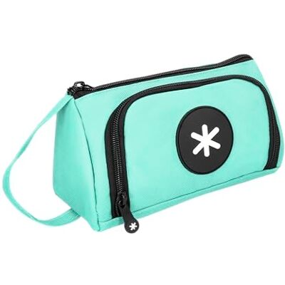 Antartik BOLSO ESCOLAR PORTATODO CON BOLSILLO DELANTERO DESPLEGABLE COLOR MENTA 110X85X200 MM Antartik BOLSO ESCOLAR PORTATODO CON BOLSILLO DELANTERO DESPLEGABLE COLOR MENTA 110X85X200 MM