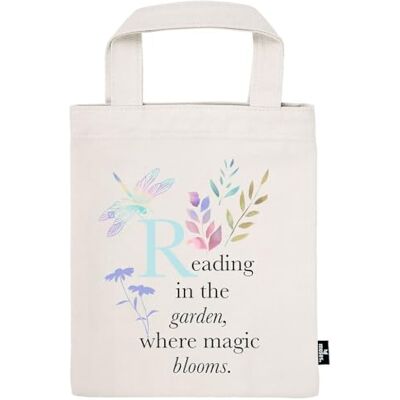 moses . classic_x Bolsa para libros con flores moses . classic_x Bolsa para libros con flores