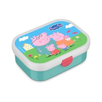 Mepal Fiambrera Campus Bento Box para Niños Lonchera con Compartimento y Tenedor Fiambrera con Cierre de Clip Sin BPA y apta para Lavavajillas 750 ml Peppa Pig Mepal Fiambrera Campus Bento Box para Niños Lonchera con Compartimento y Tenedor Fiambrera con Cierre de Clip Sin BPA y apta para Lavavajillas 750 ml Peppa Pig