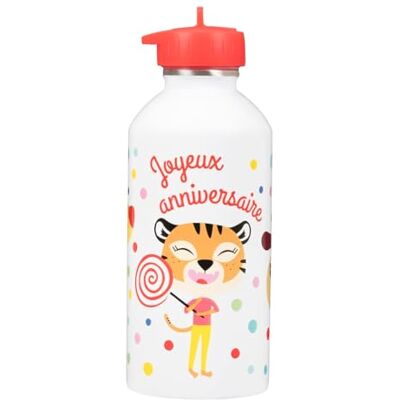DRAEGER PARIS 1886 Draeger Paris Calabaza de acero inoxidable para niño Joyeux Anniversaire DRAEGER PARIS 1886 Draeger Paris Calabaza de acero inoxidable para niño Joyeux Anniversaire