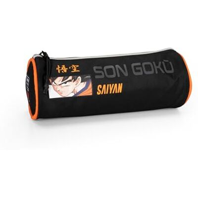 COMIX Dragon Ball Estuche escolar oficial Dragon Ball, ligero y compacto, fácil de transportar y guardar en la mochila, con práctico cierre de cremallera, 8 x 22 x 8 cm, negro, Negro , Casual COMIX Dragon Ball Estuche escolar oficial Dragon Ball, ligero y compacto, fácil de transportar y guardar en la mochila, con práctico cierre de cremallera, 8 x 22 x 8 cm, negro, Negro , Casual
