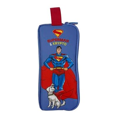 CYPBRANDS CyP Brands- Superman, Estuche cilíndrico, Portatodos, Material Escolar, Geo, Estuche, Color Negro, Producto Oficial CYPBRANDS CyP Brands- Superman, Estuche cilíndrico, Portatodos, Material Escolar, Geo, Estuche, Color Negro, Producto Oficial