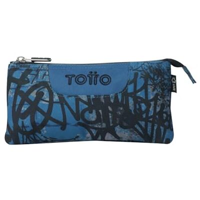 TOTTO Estuche Escolar 3 Compartimentos, Modelo Tablero, Estuche Grande, Dimensiones 22 x 11 x 3.5 cm, Una Cremallera, Tejido Resistente y Repelente a Líquidos, Estampado Urban Graph TOTTO Estuche Escolar 3 Compartimentos, Modelo Tablero, Estuche Grande, Dimensiones 22 x 11 x 3.5 cm, Una Cremallera, Tejido Resistente y Repelente a Líquidos, Estampado Urban Graph