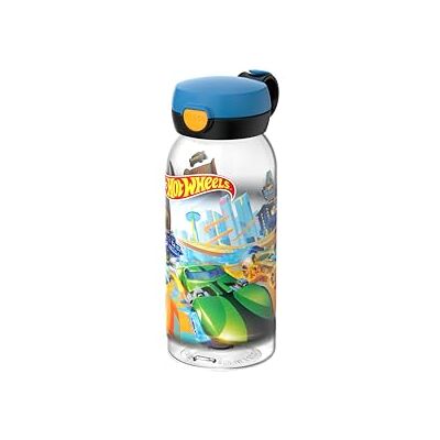 Mepal Botella con Tapa Abatible Campus La Tapa Abre con un Solo Clic Adecuada Para Bebidas Carbonatadas Botella Agua Niños A Prueba de Fugas y apto Lavavajillas 600 ml Hot Wheels Mepal Botella con Tapa Abatible Campus La Tapa Abre con un Solo Clic Adecuada Para Bebidas Carbonatadas Botella Agua Niños A Prueba de Fugas y apto Lavavajillas 600 ml Hot Wheels