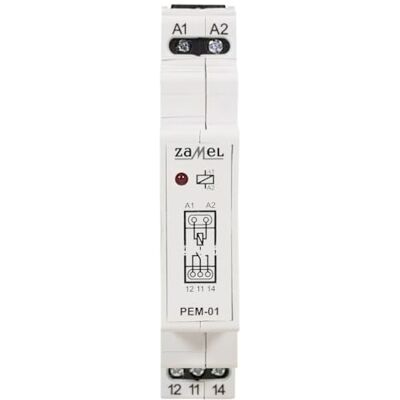 Zamel 230VAC 16A Relé - Relé eléctrico para riel DIN Zamel 230VAC 16A Relé - Relé eléctrico para riel DIN