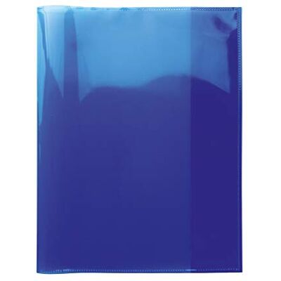 HERMA Cuarto transparente azul 10 unidades, fundas de polipropileno resistente, fácil de limpiar y extragrueso, juego de fundas transparentes para cuadernos escolares, de colores HERMA Cuarto transparente azul 10 unidades, fundas de polipropileno resistente, fácil de limpiar y extragrueso, juego de fundas transparentes para cuadernos escolares, de colores