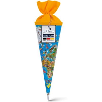 Goldbuch Hermanos con diseño de Mapa del Mundo, 35 cm, Bolsa Escolar de cartón Lacado, Paquete de Regalo para Muchas Ocasiones, Color mapamundi, 1 stück (1er Pack) () Goldbuch Hermanos con diseño de Mapa del Mundo, 35 cm, Bolsa Escolar de cartón Lacado, Paquete de Regalo para Muchas Ocasiones, Color mapamundi, 1 stück (1er Pack) ()