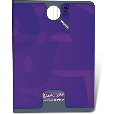 Calligraphe Juego de 10 cuadernos engrapados (marca Clairefontaine), 24 x 32 cm, 48 páginas grandes chapadas, papel blanco de 90 g, funda de cartón reciclada recubierta con película, colores aleatorios Calligraphe Juego de 10 cuadernos engrapados (marca Clairefontaine), 24 x 32 cm, 48 páginas grandes chapadas, papel blanco de 90 g, funda de cartón reciclada recubierta con película, colores aleatorios