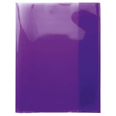 HERMA Fundas para cuadernos (10 unidades), color morado y transparente HERMA Fundas para cuadernos (10 unidades), color morado y transparente