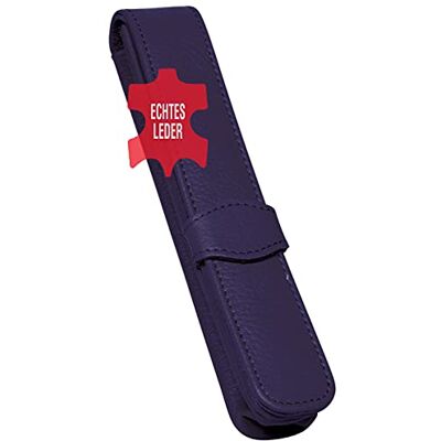 Online Schreibgeräte Estuche de cuero para un bolígrafo, color azul Online Schreibgeräte Estuche de cuero para un bolígrafo, color azul