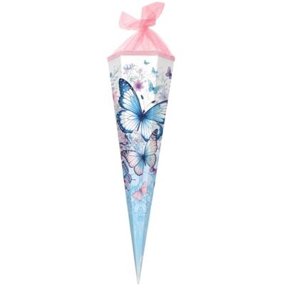 Goldbuch - Bolsa Escolar de 85 cm, 6 Cuadrados, Color Blanco y Azul diseño de jardín de Mariposas, 85 x 24 x 20 cm () Goldbuch - Bolsa Escolar de 85 cm, 6 Cuadrados, Color Blanco y Azul diseño de jardín de Mariposas, 85 x 24 x 20 cm ()