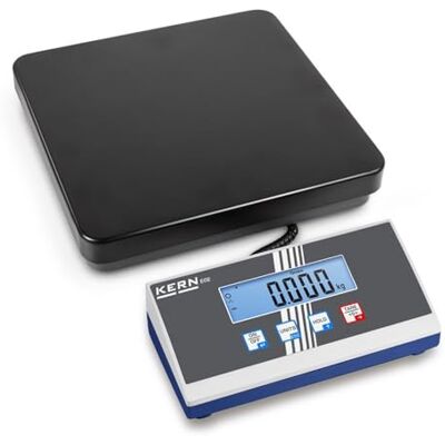 KERN Modello EOE Báscula de plataforma (35 kg, legibilidad de 10 g), color gris claro y gris oscuro KERN Modello EOE Báscula de plataforma (35 kg, legibilidad de 10 g), color gris claro y gris oscuro