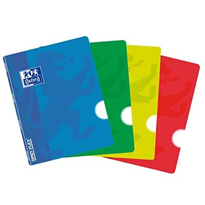 Oxford Openflex Pack de 10 libretas grapadas de tapa blanda, A5+ Liso Oxford Openflex Pack de 10 libretas grapadas de tapa blanda, A5+ Liso