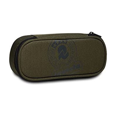 Invicta Estuche Escolar Ovalado 1 Compartimiento – Bolsa Round Plus Logo, Green Military Soporte para Bolígrafos Escolares – para Niños, Niñas y Adolescentes Portalápices Invicta Estuche Escolar Ovalado 1 Compartimiento – Bolsa Round Plus Logo, Green Military Soporte para Bolígrafos Escolares – para Niños, Niñas y Adolescentes Portalápices