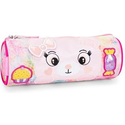 Franco Cosimo Panini MOFU MOFU, Estuche Escolar Oficial Mofu Mofu con Oso, Estuche Pequeño, Ligero y Compacto, Fácil de Transportar y Guardar en la Mochila, Práctico Cierre de Cremallera, 22 x 8 cm, Lila Franco Cosimo Panini MOFU MOFU, Estuche Escolar Oficial Mofu Mofu con Oso, Estuche Pequeño, Ligero y Compacto, Fácil de Transportar y Guardar en la Mochila, Práctico Cierre de Cremallera, 22 x 8 cm, Lila