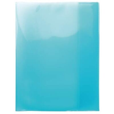 HERMA Cuarto transparente turquesa 10 unidades, fundas para cuadernos de polipropileno resistente, lavable y extra grueso, juego de fundas transparentes para cuadernos escolares, de colores HERMA Cuarto transparente turquesa 10 unidades, fundas para cuadernos de polipropileno resistente, lavable y extra grueso, juego de fundas transparentes para cuadernos escolares, de colores