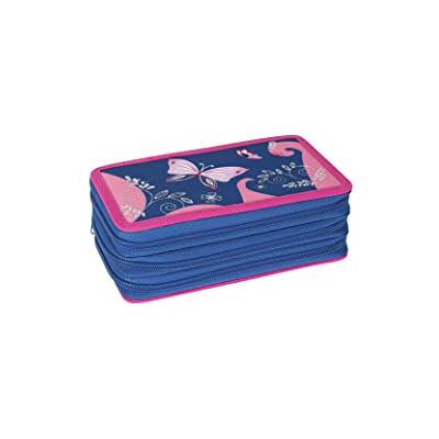 Eberhard Faber Estuche Triple Decker, con 36 utensilios de escritura, estuche mariposa con 3 cremalleras Eberhard Faber Estuche Triple Decker, con 36 utensilios de escritura, estuche mariposa con 3 cremalleras